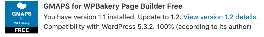gmaps for wpbakery page builder